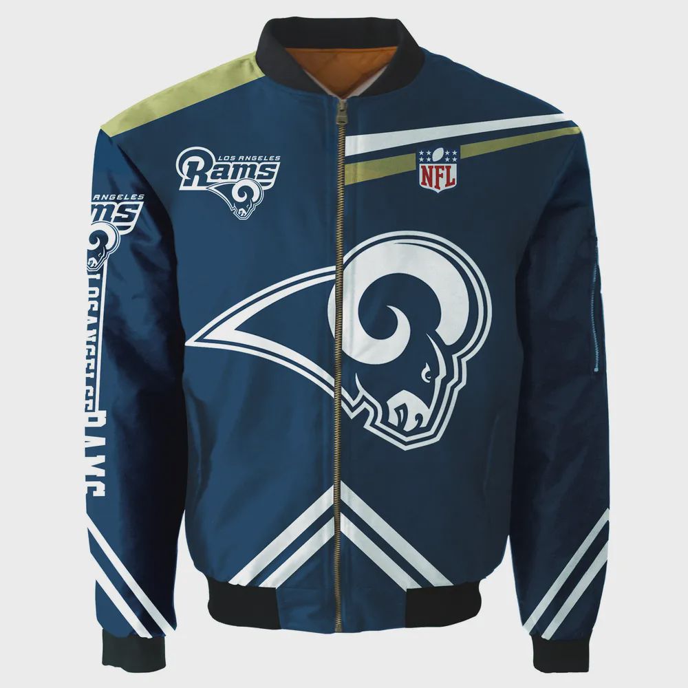 Sportswearmerch Los Angeles Rams NFL Bomber Jacket For Fan