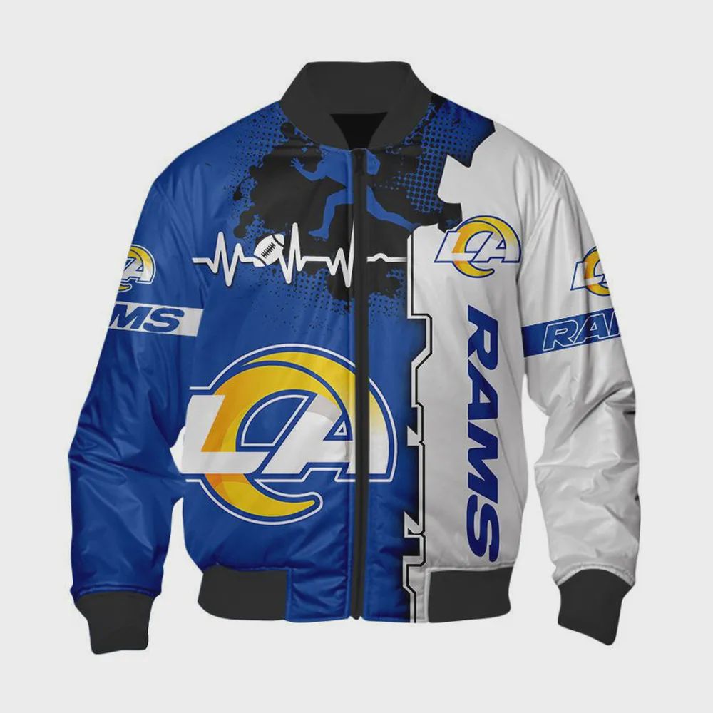 Sportswearmerch Los Angeles Rams NFL Bomber Jacket For Fan