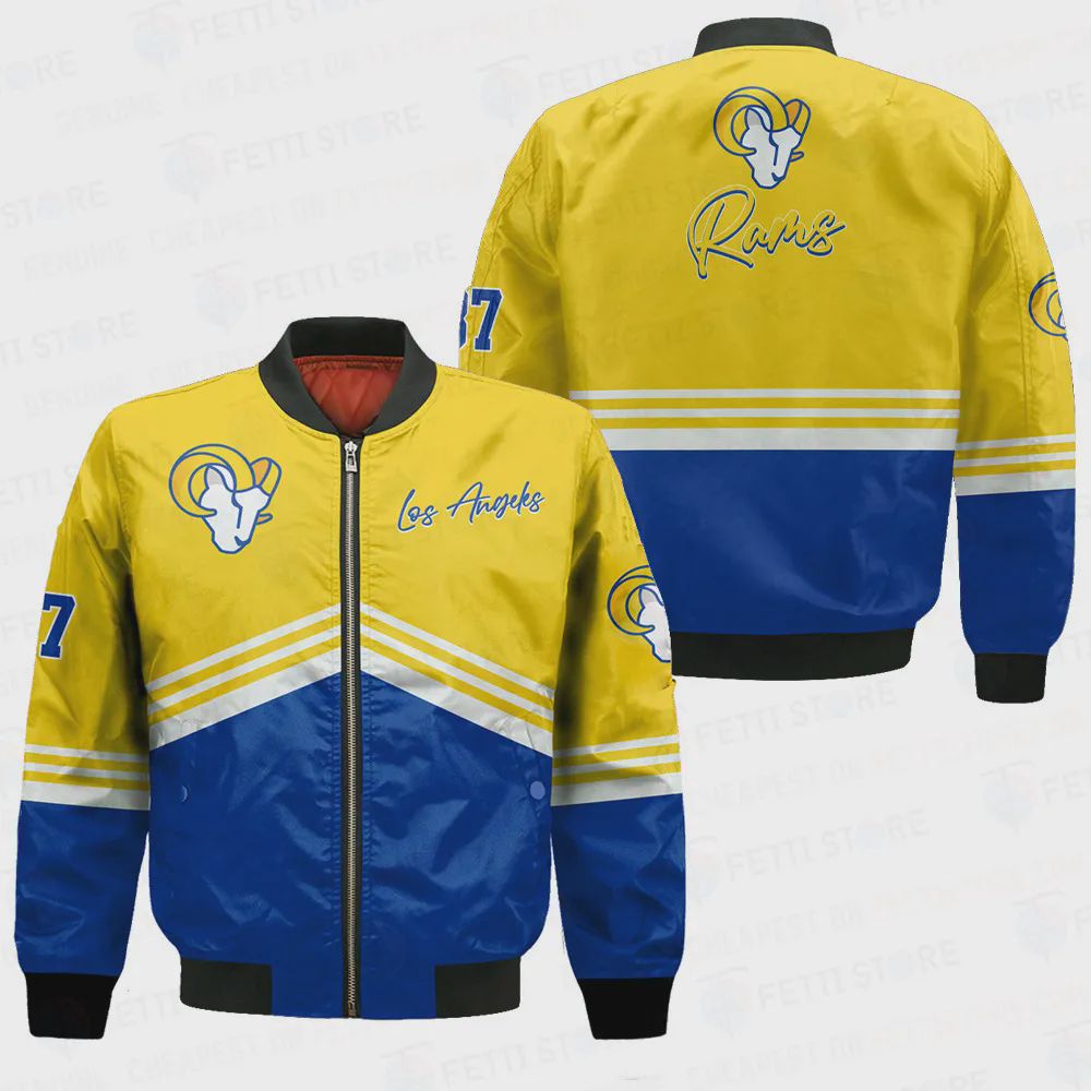Sportswearmerch Los Angeles Rams NFL Bomber Jacket For Fan