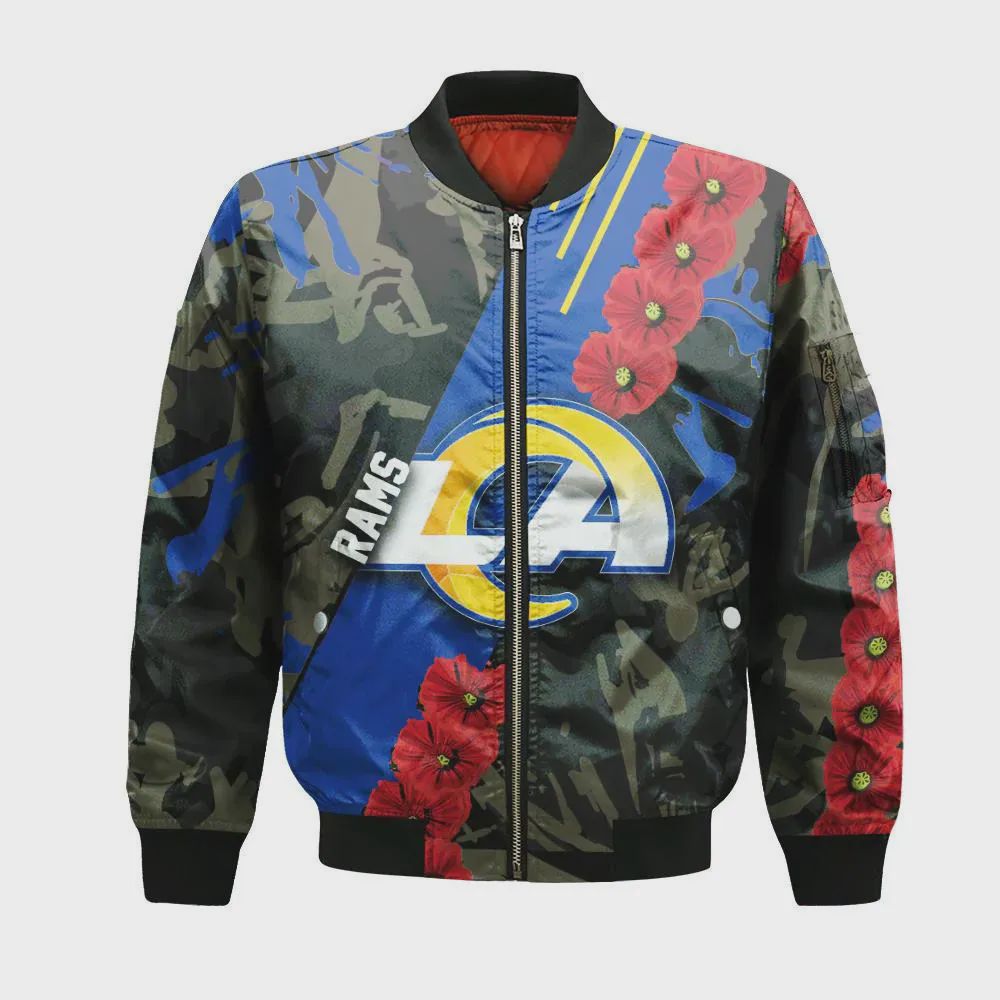 Sportswearmerch Los Angeles Rams NFL Bomber Jacket For Fan