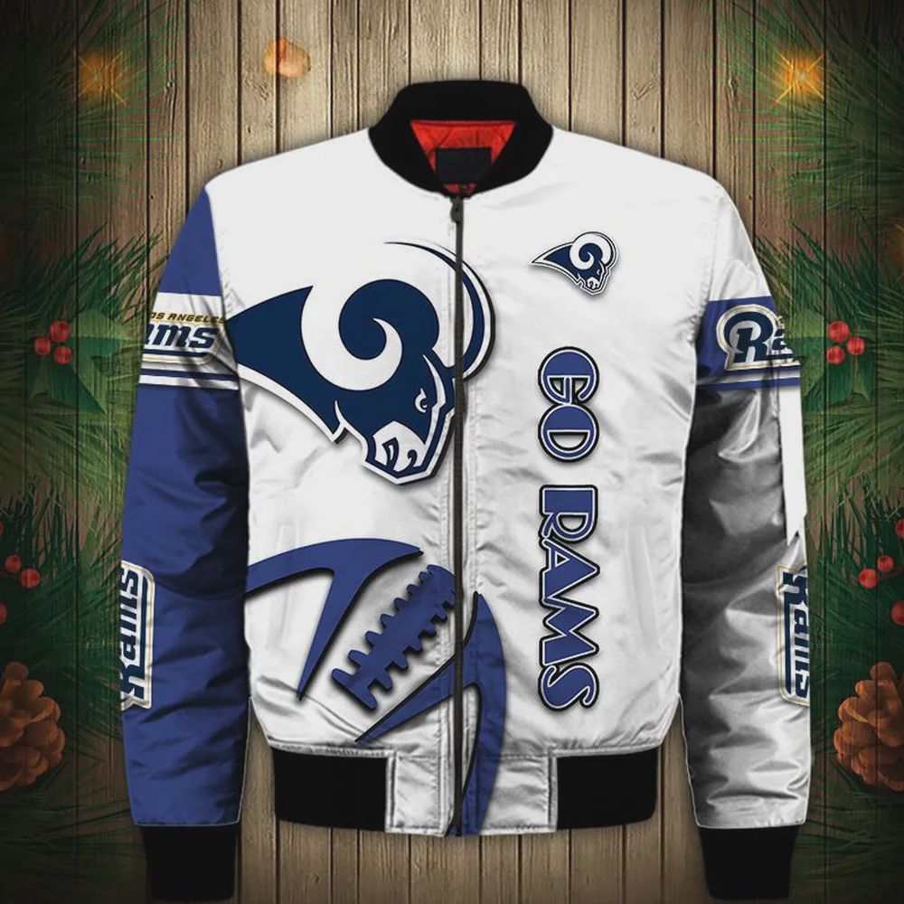 Sportswearmerch Los Angeles Rams NFL Bomber Jacket For Fan