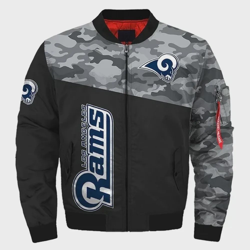 Sportswearmerch Los Angeles Rams NFL Bomber Jacket For Fan