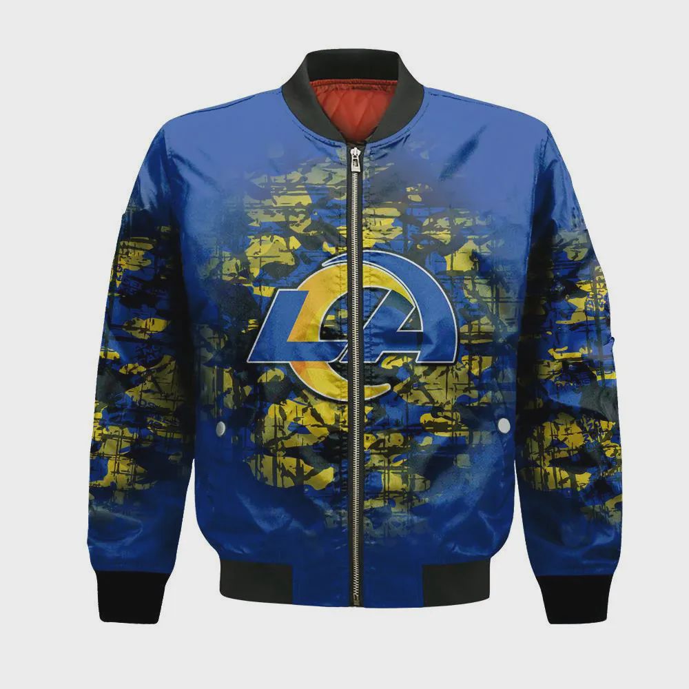 Sportswearmerch Los Angeles Rams NFL Bomber Jacket For Fan