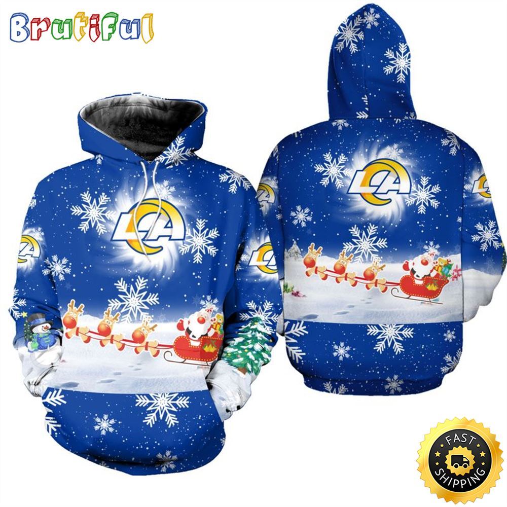 Sportswearmerch Los Angeles Rams NFL Christmas Hoodie For Fan