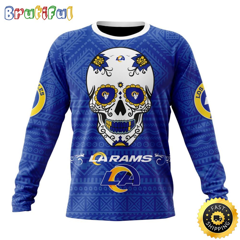 Sportswearmerch Los Angeles Rams NFL Crewneck Personalized Sweater For Fan