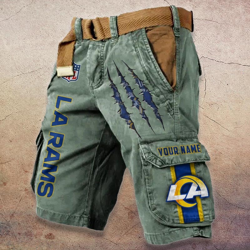 Sportswearmerch Los Angeles Rams NFL Denim Short For Fan