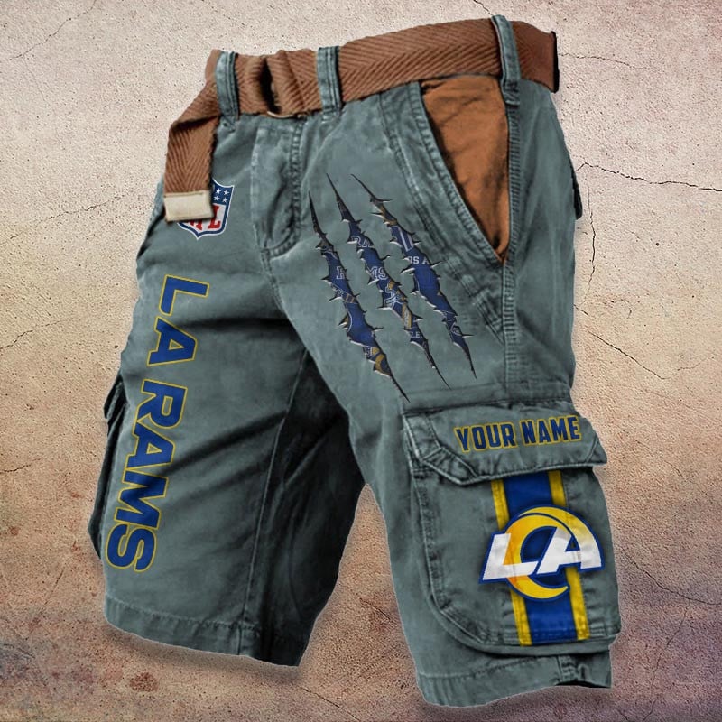 Sportswearmerch Los Angeles Rams NFL Denim Short For Fan