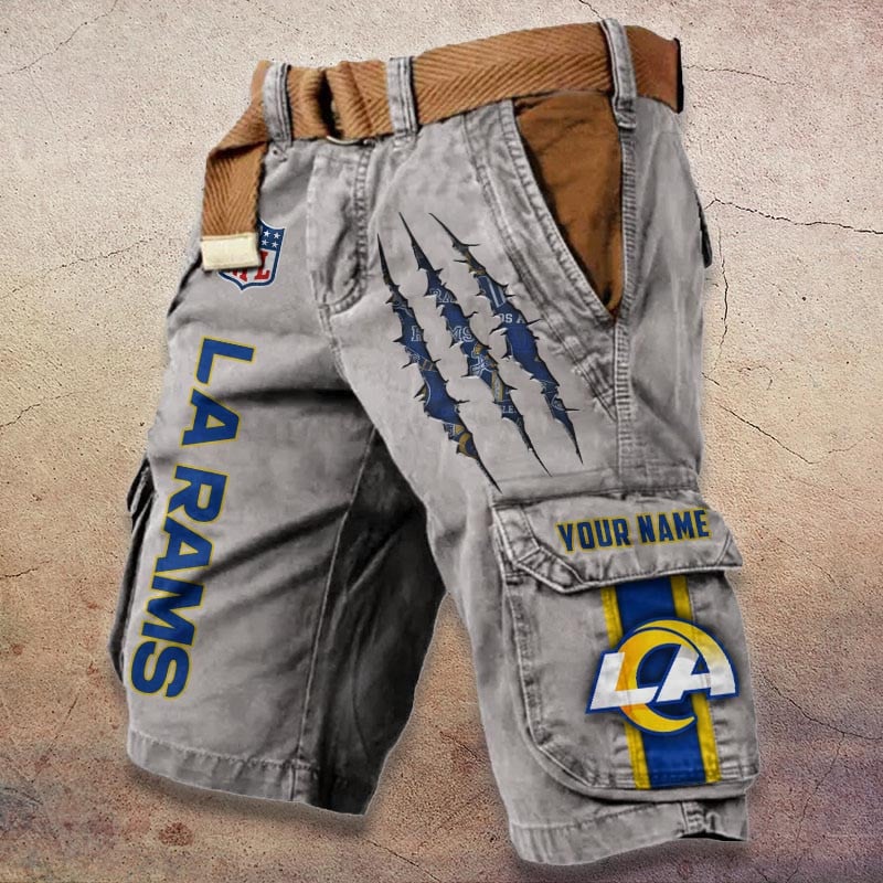 Sportswearmerch Los Angeles Rams NFL Denim Short For Fan