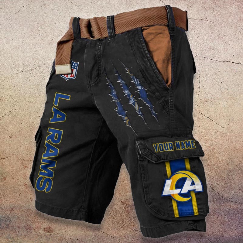 Sportswearmerch Los Angeles Rams NFL Denim Short For Fan