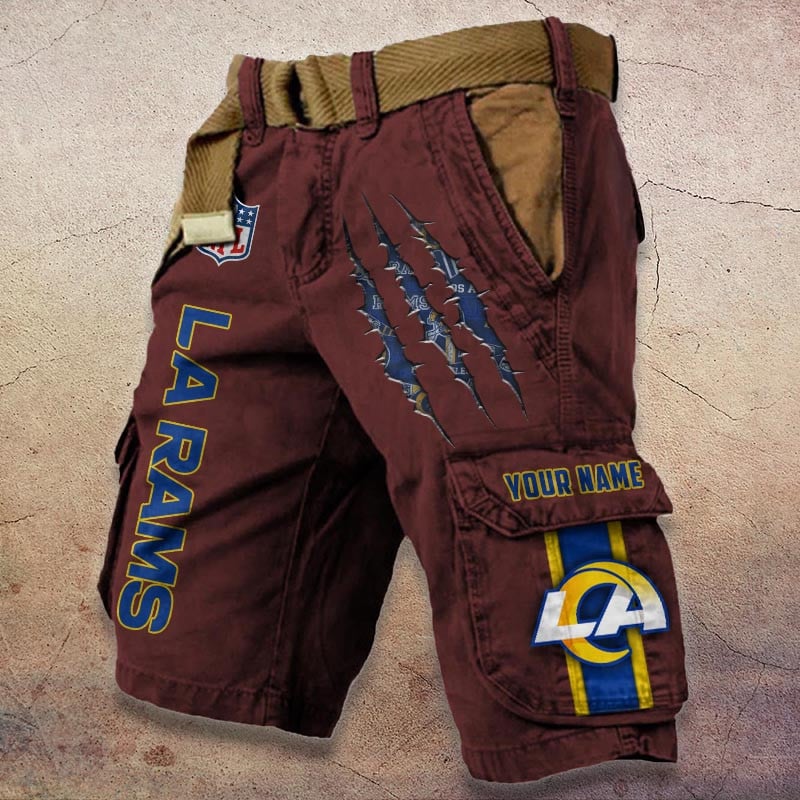 Sportswearmerch Los Angeles Rams NFL Denim Short For Fan