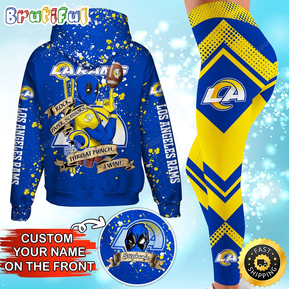 Sportswearmerch Los Angeles Rams NFL Hoodie Leggings For Fan