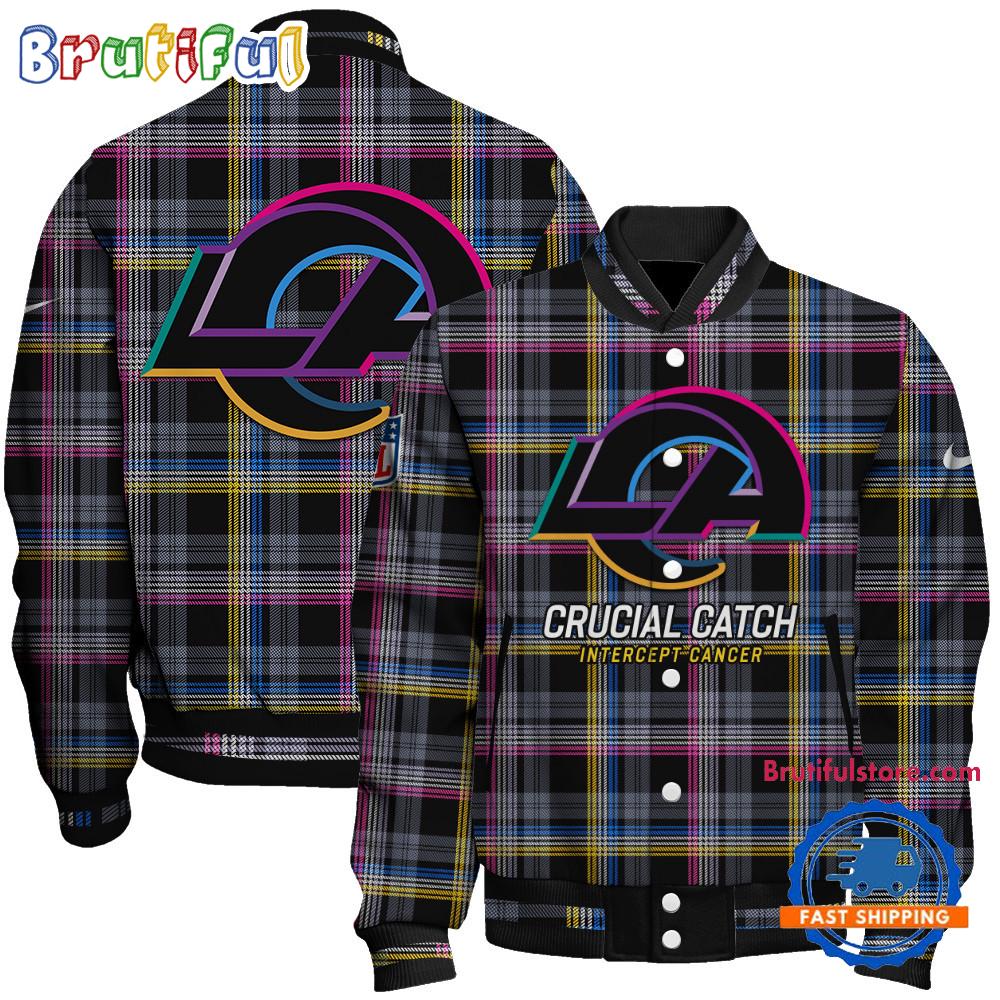 Sportswearmerch Los Angeles Rams NFL Personalized Baseball Jacket For Fan