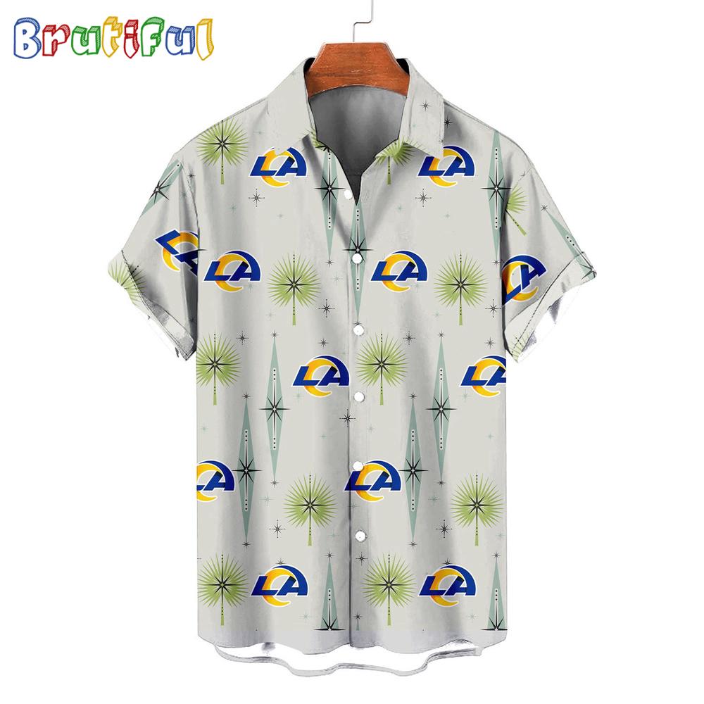 Sportswearmerch Los Angeles Rams NFL Personalized Hawaiian Shirt For Fan