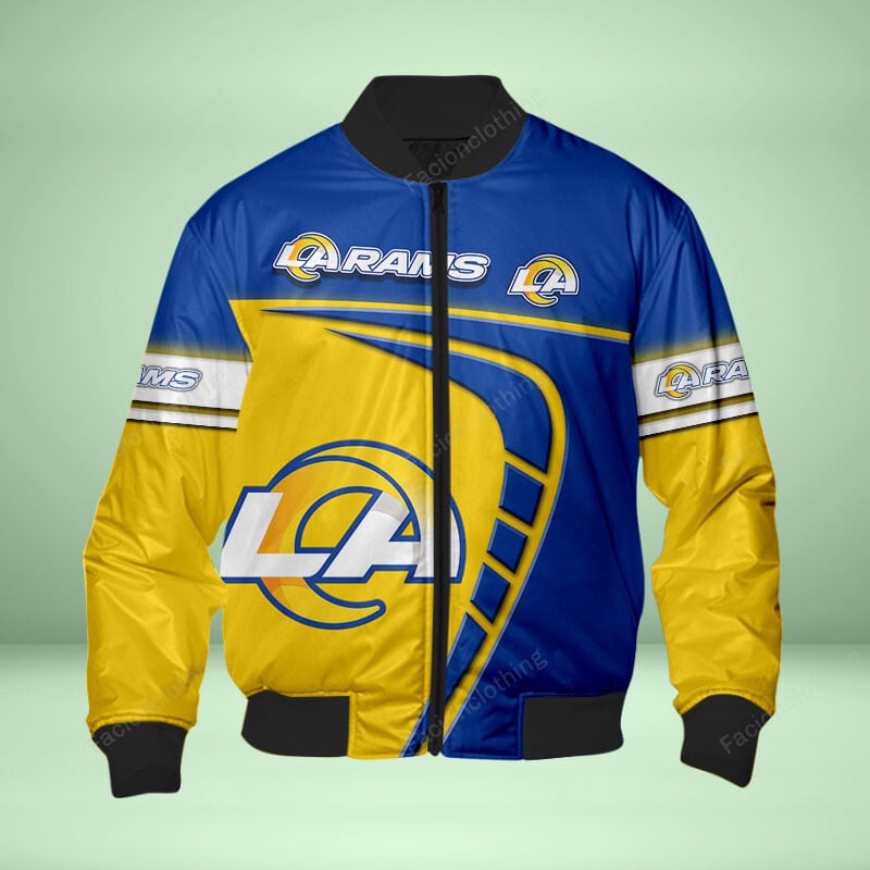 Sportswearmerch Los Angeles Rams NFL Personalized Long Pant Bomber Jacket For Fan