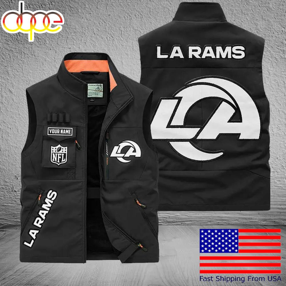 Sportswearmerch Los Angeles Rams NFL Personalized Pocket Vest For Fans For Fan