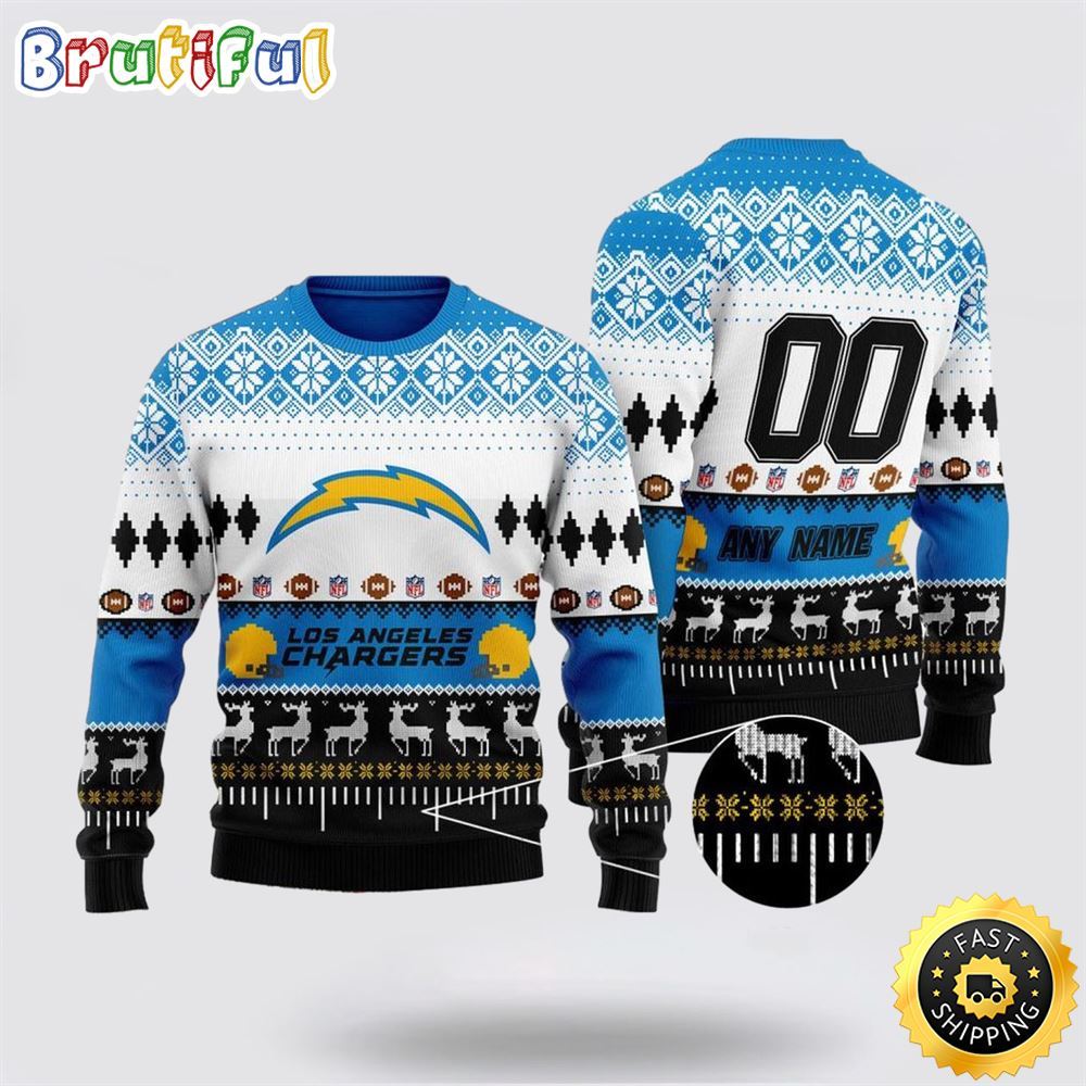 Sportswearmerch Los Angeles Rams NFL Playing Field Personalized Christmas Sweater For Fan