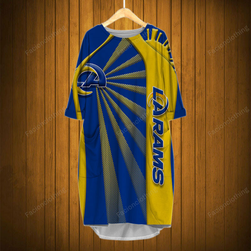 Sportswearmerch Los Angeles Rams NFL Pocket Dress Personalized For Fan