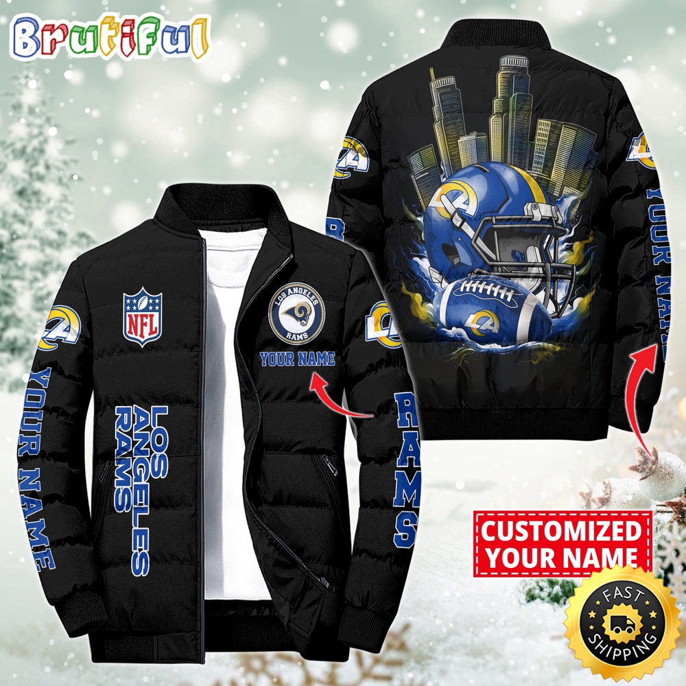 Sportswearmerch Los Angeles Rams NFL Puffer Jacket For Fan