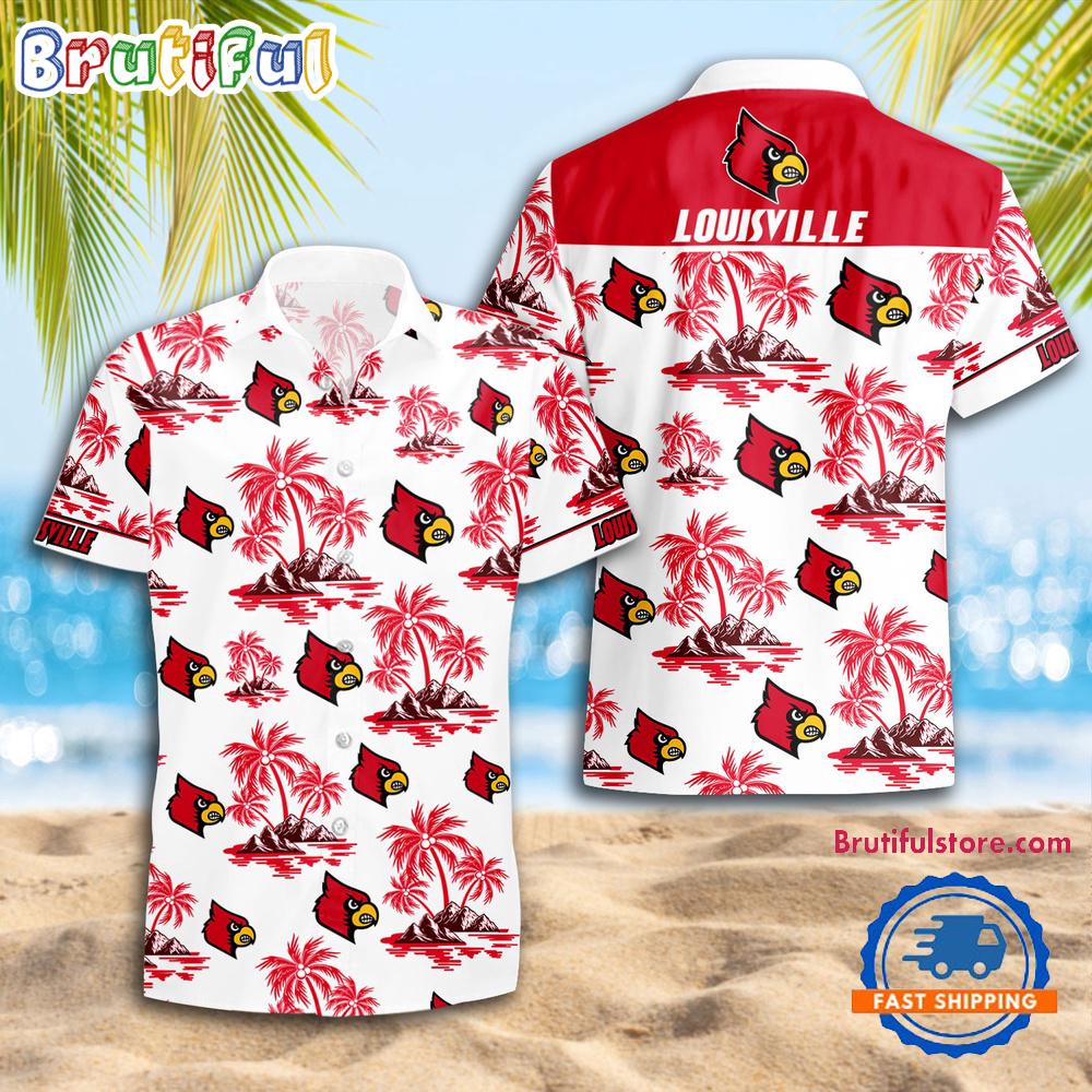 Sportswearmerch Louisville Cardinals NCAA Summer Personalized Hawaiian Shirt For Fan