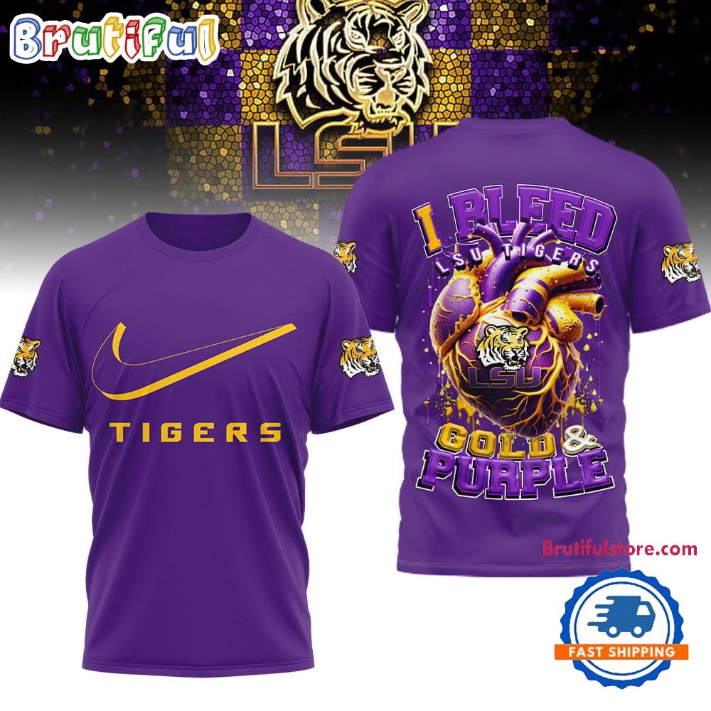 Sportswearmerch LSU Tigers NCAA I Bleed T-shirt For Fan