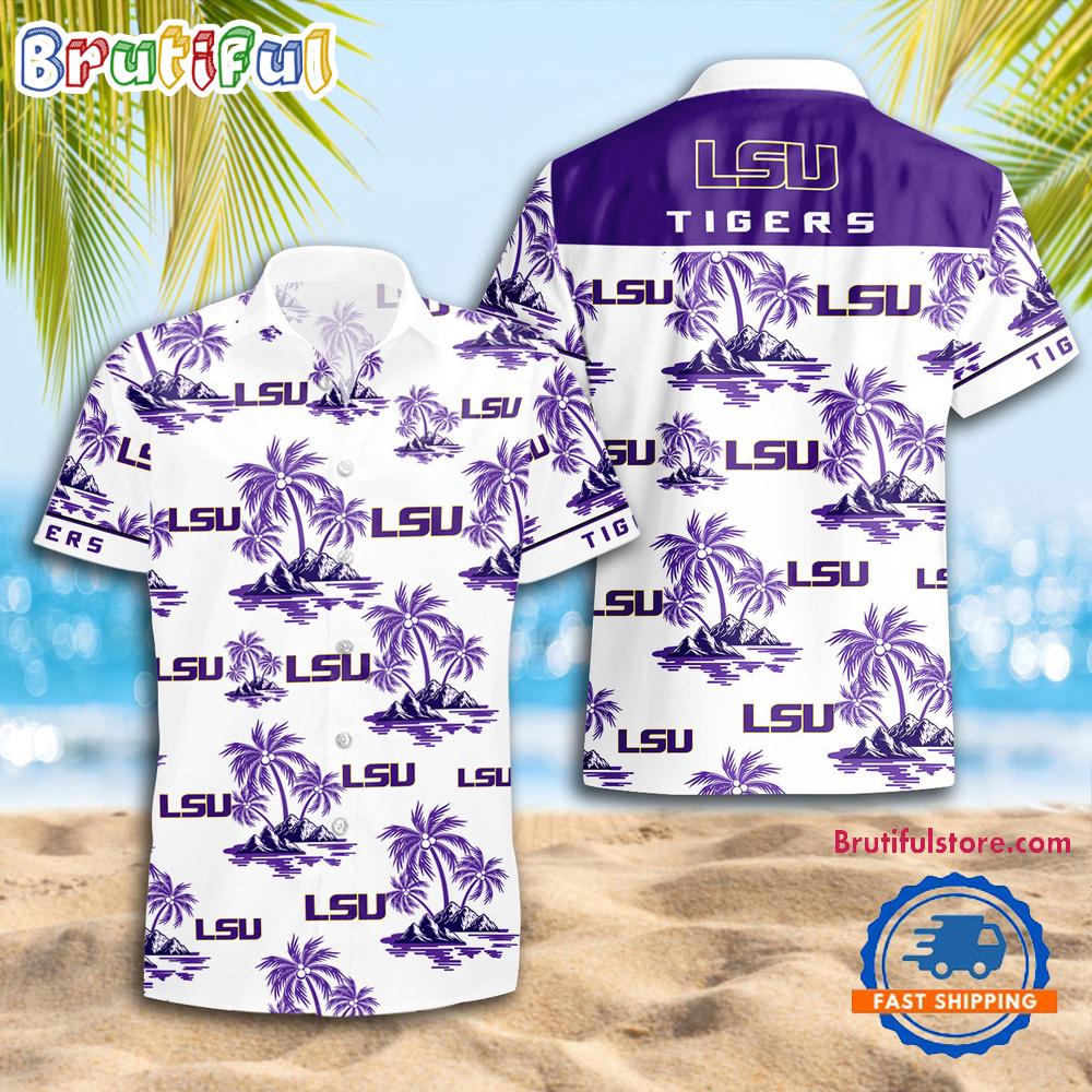 Sportswearmerch LSU Tigers NCAA Summer Personalized Hawaiian Shirt For Fan