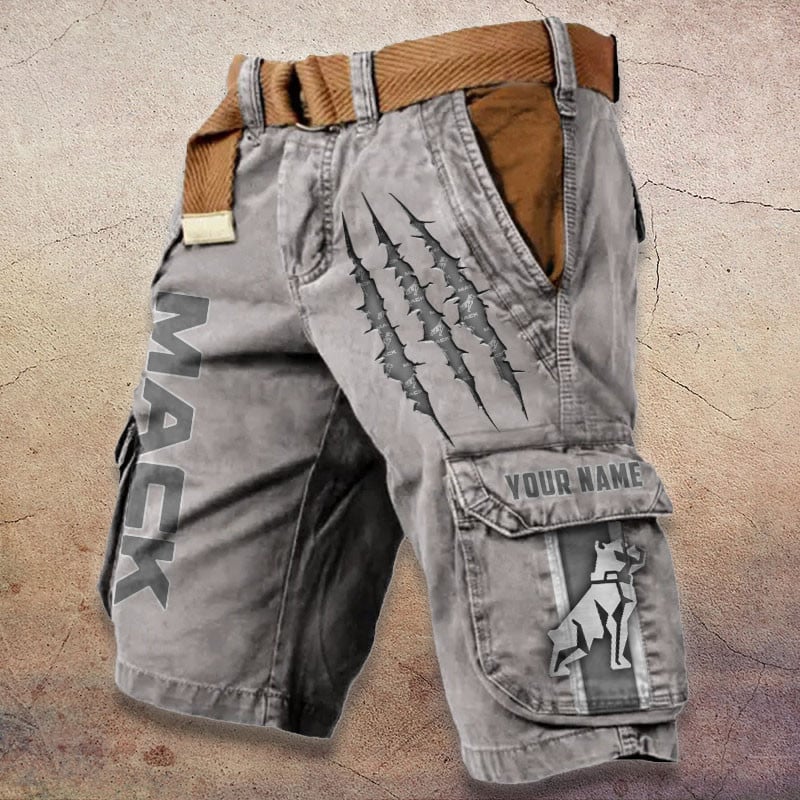 Sportswearmerch Mack Truck Denim Short For Fan