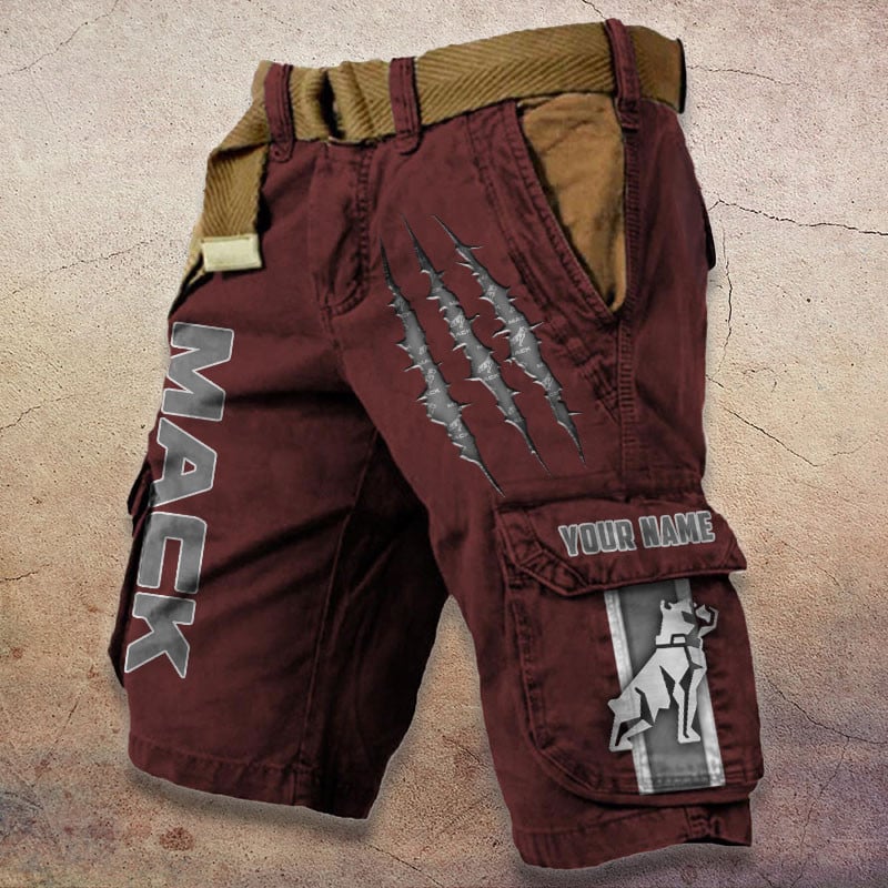 Sportswearmerch Mack Truck Denim Short For Fan