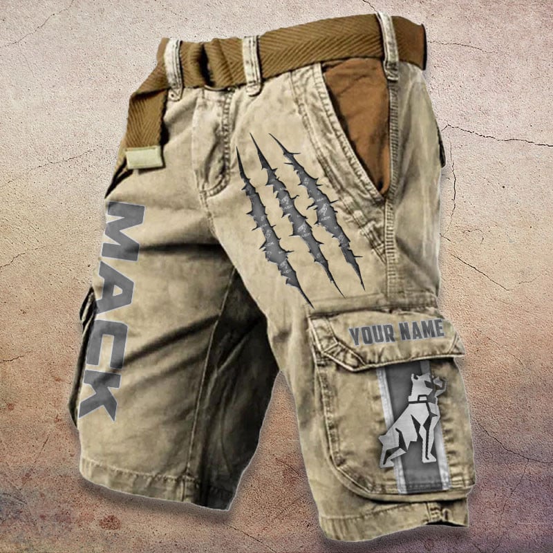 Sportswearmerch Mack Truck Denim Short For Fan