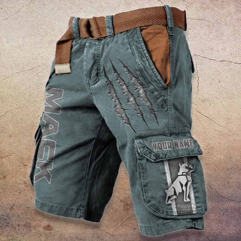 Sportswearmerch Mack Truck Denim Short For Fan