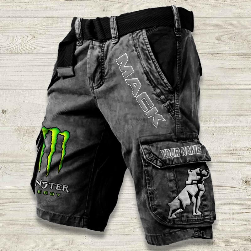 Sportswearmerch Mack Truck Denim Short For Fan