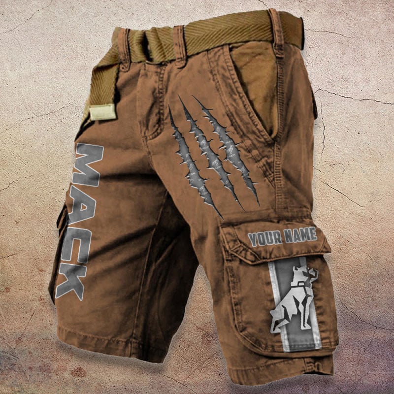Sportswearmerch Mack Truck Denim Short For Fan