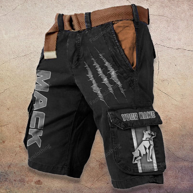 Sportswearmerch Mack Truck Denim Short For Fan