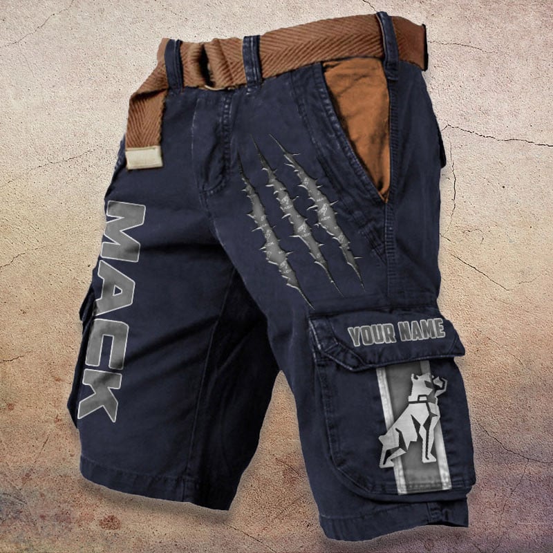 Sportswearmerch Mack Truck Denim Short For Fan
