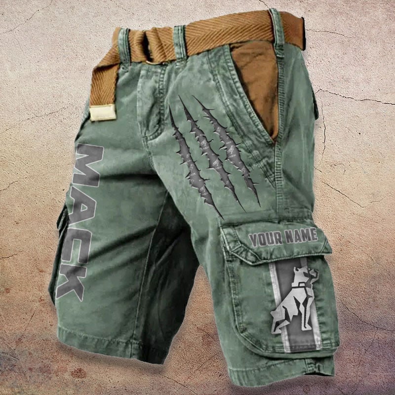 Sportswearmerch Mack Truck Denim Short For Fan