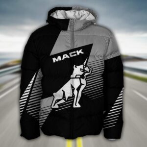 Sportswearmerch Mack Truck Puffer Jacket For Fan