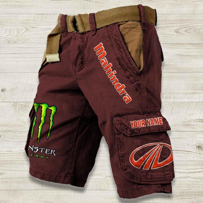 Sportswearmerch Mahindra Tractor Denim Short For Fan