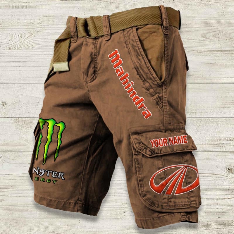 Sportswearmerch Mahindra Tractor Denim Short For Fan
