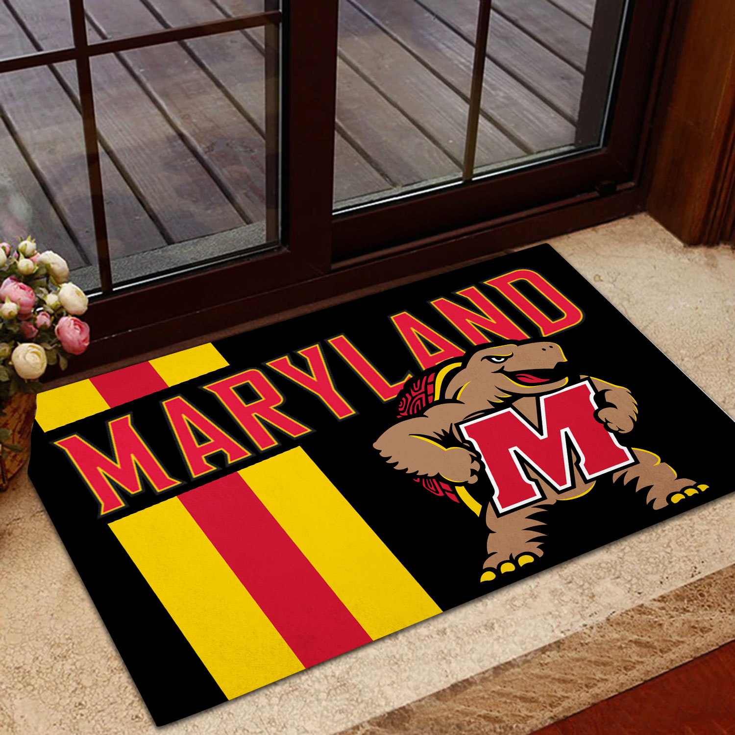 Sportswearmerch Maryland Terrapins NCAA Men's Basketball Custom Doormat For Fan