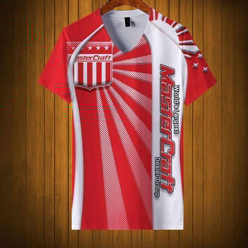 Sportswearmerch MasterCraft Sport Personalized Fashion V-neck Women T-shirt For Fan