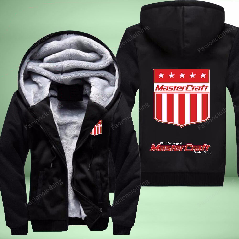 Sportswearmerch MasterCraft Sport Personalized Fleece Zip Hoodie Jacket For Fan
