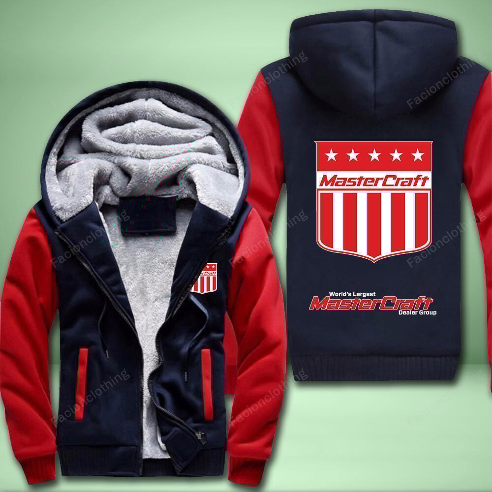 Sportswearmerch MasterCraft Sport Personalized Fleece Zip Hoodie Jacket For Fan