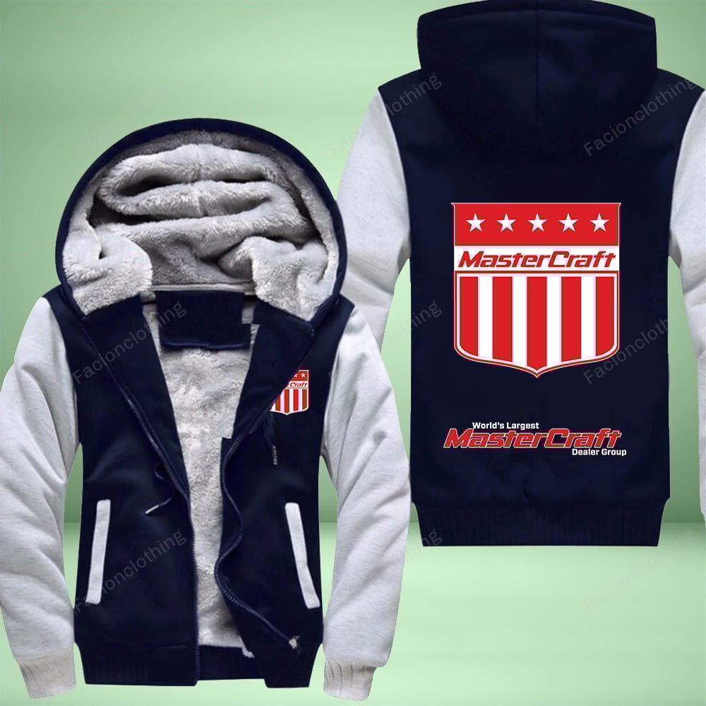 Sportswearmerch MasterCraft Sport Personalized Fleece Zip Hoodie Jacket For Fan