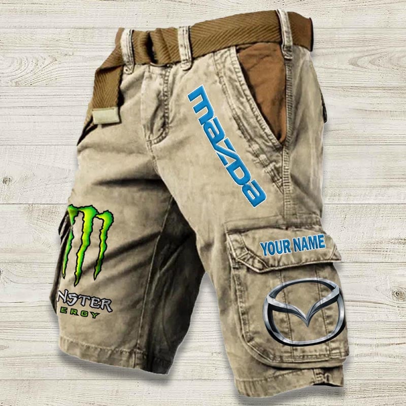 Sportswearmerch Mazda Car Denim Short For Fan