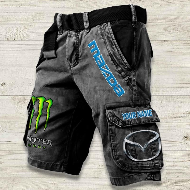 Sportswearmerch Mazda Car Denim Short For Fan