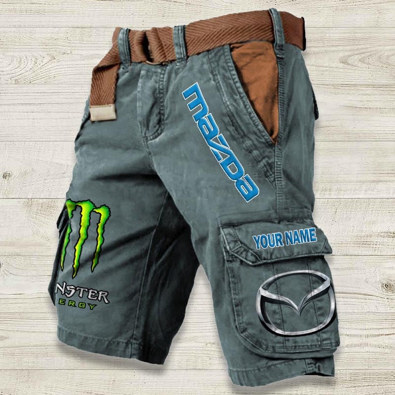 Sportswearmerch Mazda Car Denim Short For Fan