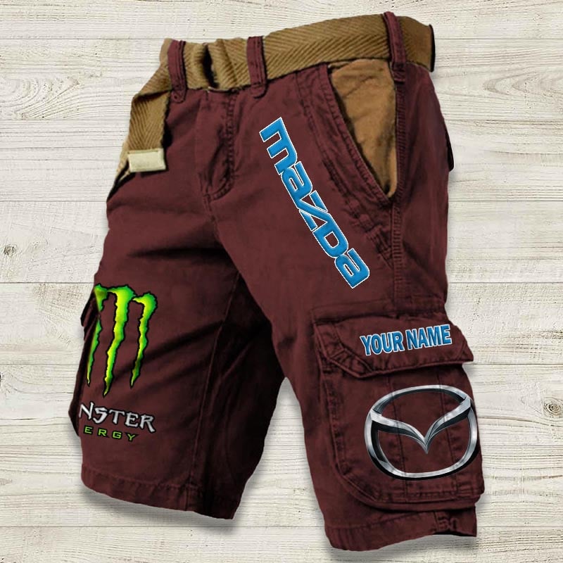 Sportswearmerch Mazda Car Denim Short For Fan