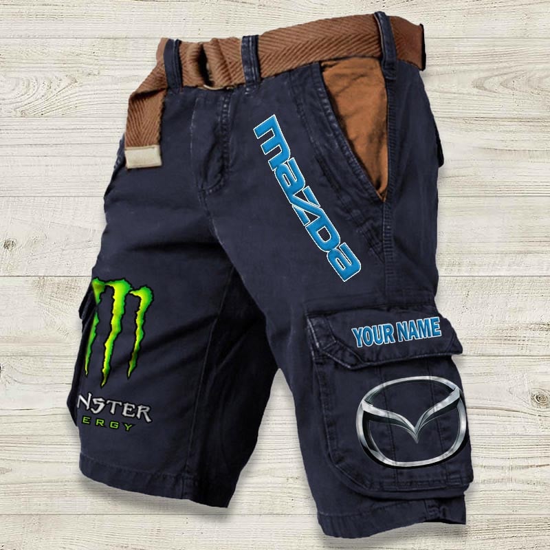 Sportswearmerch Mazda Car Denim Short For Fan