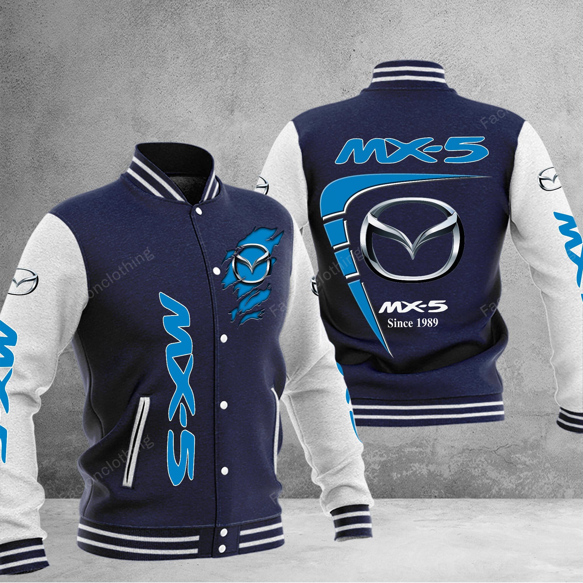 Sportswearmerch Mazda Car Mx5 Personalized Baseball Jacket For Fan