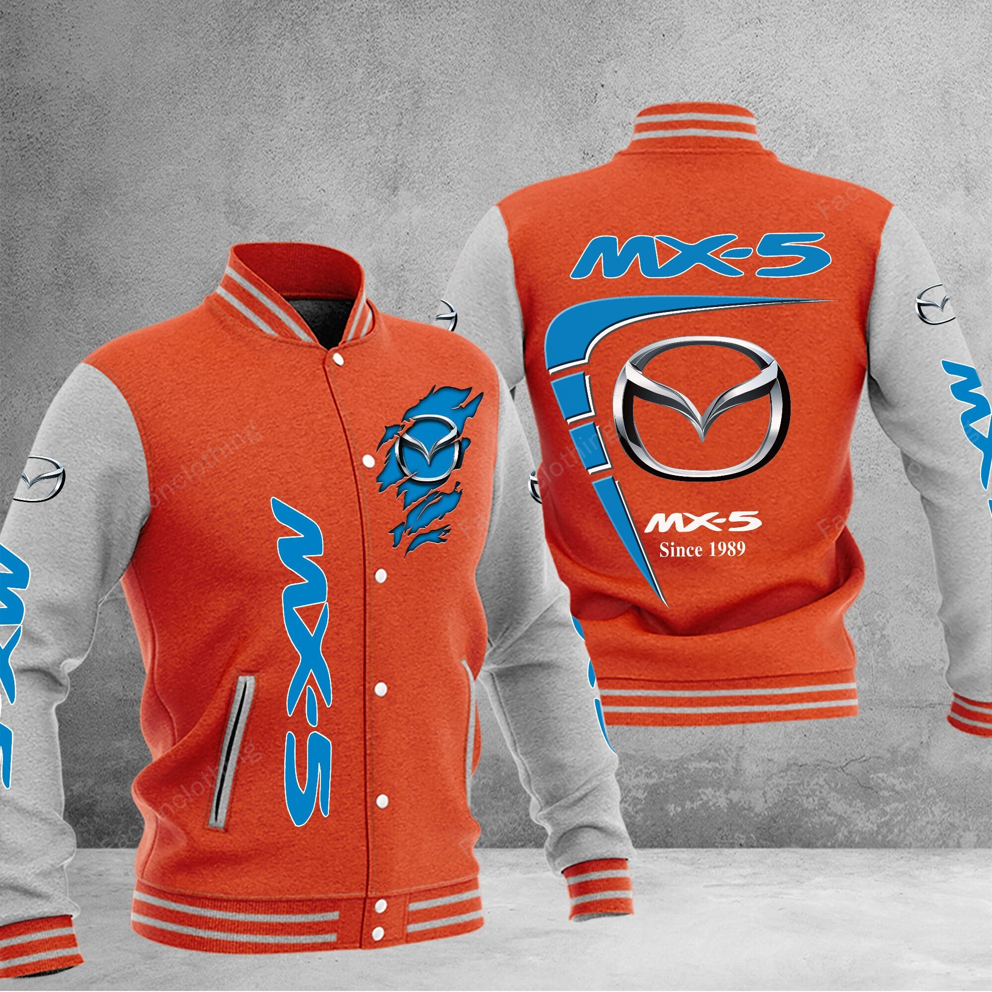 Sportswearmerch Mazda Car Mx5 Personalized Baseball Jacket For Fan