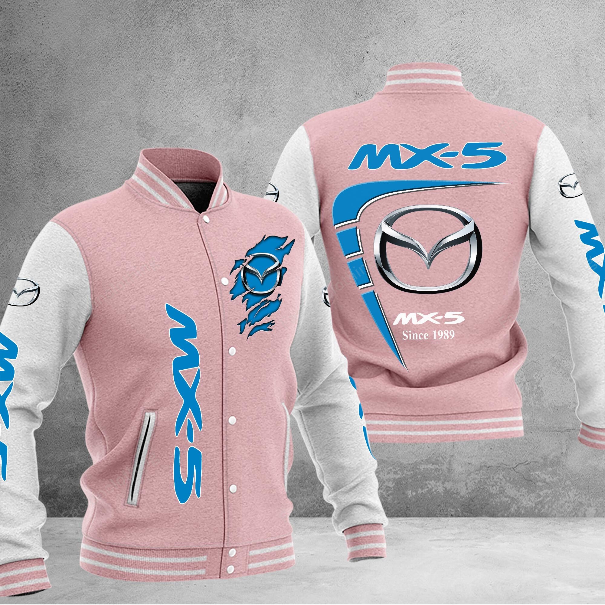 Sportswearmerch Mazda Car Mx5 Personalized Baseball Jacket For Fan
